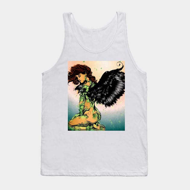 "Dark Angel" Tank Top by AngelBabysArt